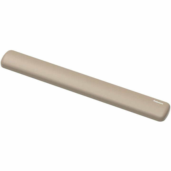 Image of Fellowes 100145444 Breyta Keyboard Wrist Rest, Sand, 0.68" H x 2.36" W x 18.50" Depth, Sand, Dust Resistant, Keyboard, Retail