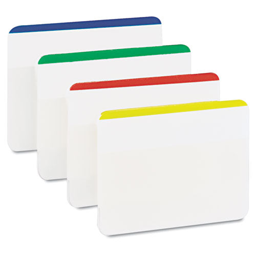 Image of Post-it® Tabs 686F-1 Lined Tabs, 1/5-Cut, Assorted Colors, 2" Wide, 24/Pack