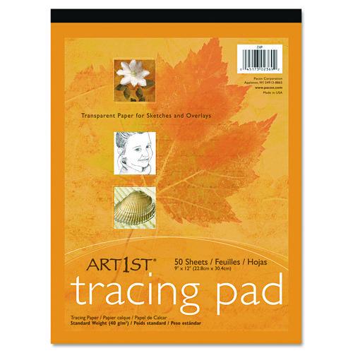 Image of Pacon® P2312 Art1st Parchment Tracing Paper, 16 Lb, 9 X 12, White, 50/pack