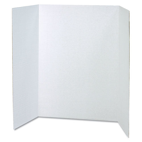 Image of Pacon® P37634 Spotlight Corrugated Presentation Display Boards, 48 X 36, White, 4/carton