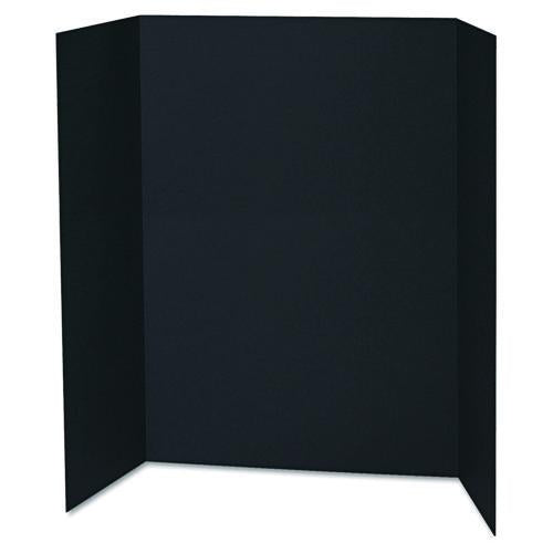 Image of Pacon® P3766 Spotlight Corrugated Presentation Display Boards, 48 X 36, Black/kraft, 24/carton