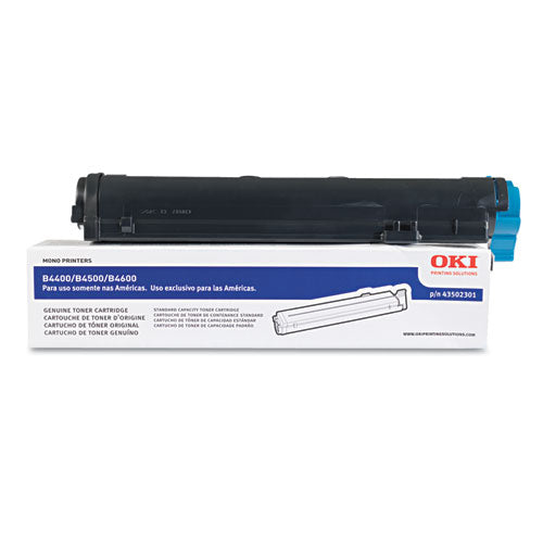 Image of Oki® 43502301 43502301 Toner, 3,000 Page-Yield, Black