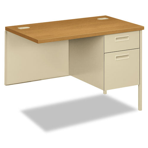 Image of HON® HP3235R.C.L Metro Classic Series Workstation Return, Right, 42w x 24d x 29.5h, Harvest/Putty