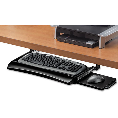 Image of Fellowes® 9140303 Office Suites Underdesk Keyboard Drawer, 20.13w X 7.75d, Black
