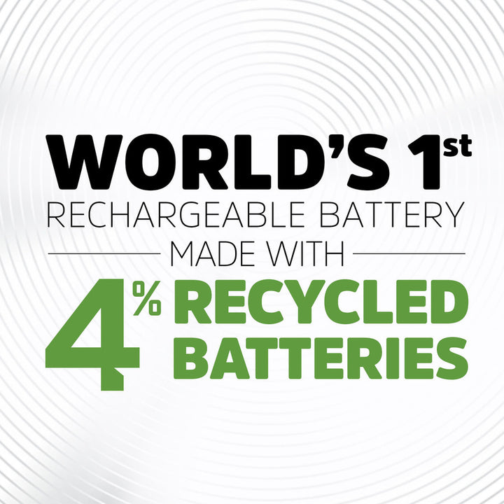 Image of Energizer® Nimh Rechargeable Aa Batteries, 1.2 V, 4/pack
