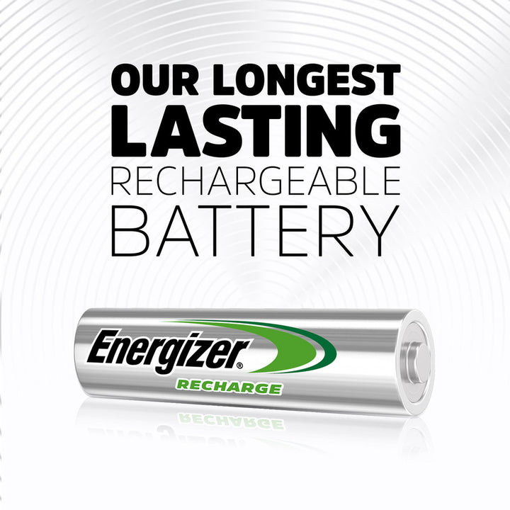Image of Energizer® Nimh Rechargeable Aa Batteries, 1.2 V, 4/pack