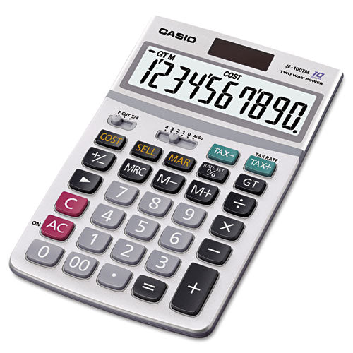 Image of Casio® JF100BM Jf100ms Desktop Calculator, 10-Digit Lcd