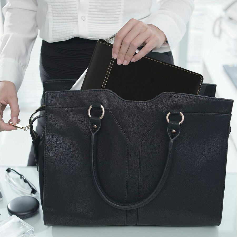 Image of AT-A-GLANCE® Exec Wkly/Mthly Zip Planner,12 Mth Jan-Dec,8-1/4"x10-7/8",BK