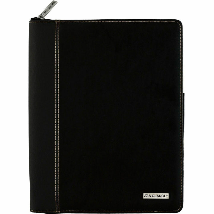 Image of AT-A-GLANCE® Exec Wkly/Mthly Zip Planner,12 Mth Jan-Dec,8-1/4"x10-7/8",BK