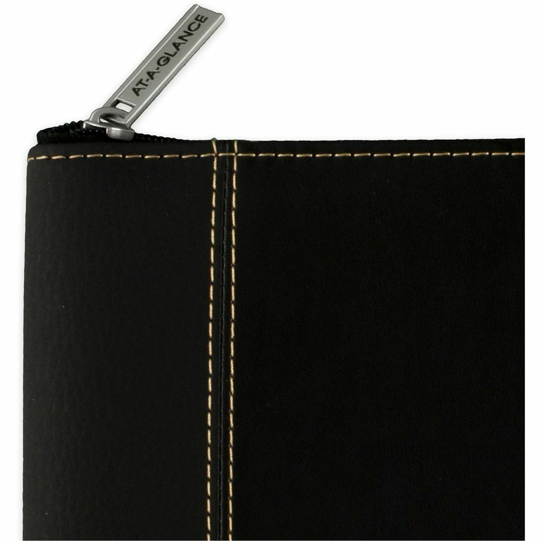 Image of AT-A-GLANCE® Exec Wkly/Mthly Zip Planner,12 Mth Jan-Dec,8-1/4"x10-7/8",BK