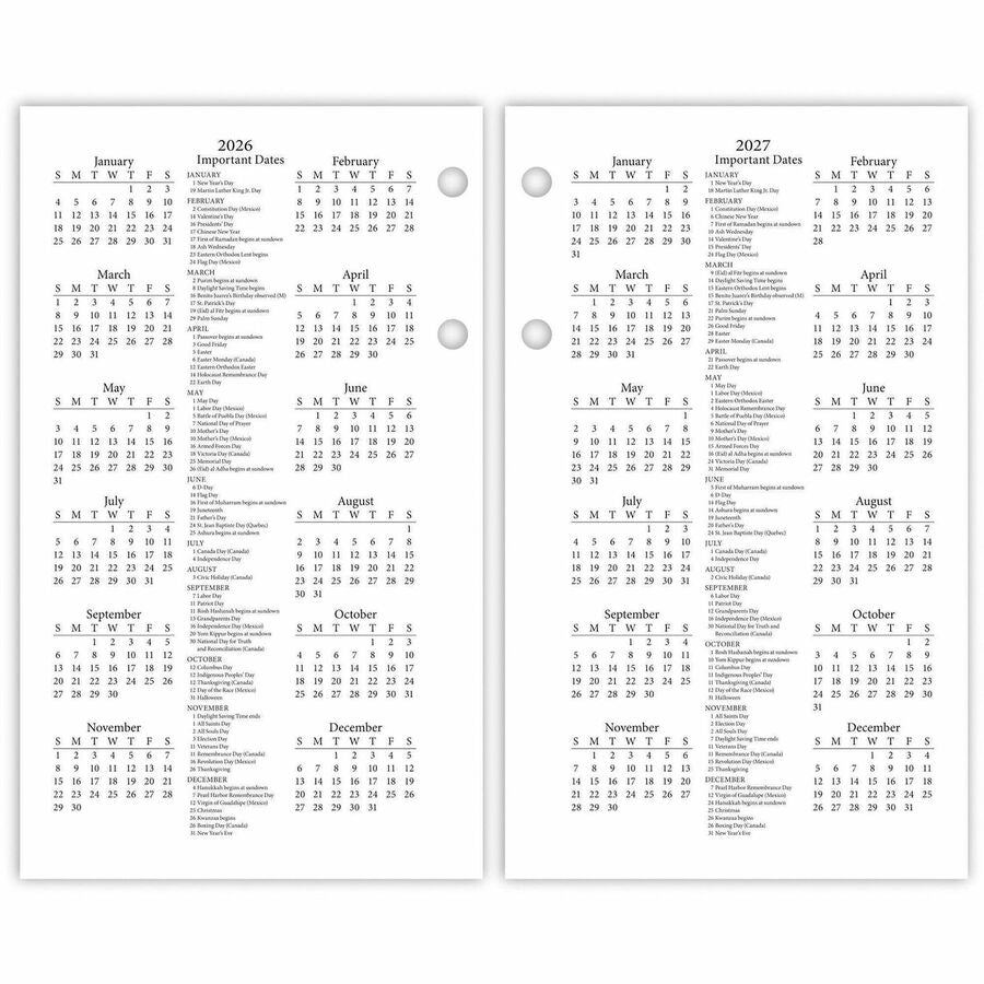 Image of AT-A-GLANCE® Desk Cal Refill, Color Photos, F/17-Style Bases, 3-1/2"x6"