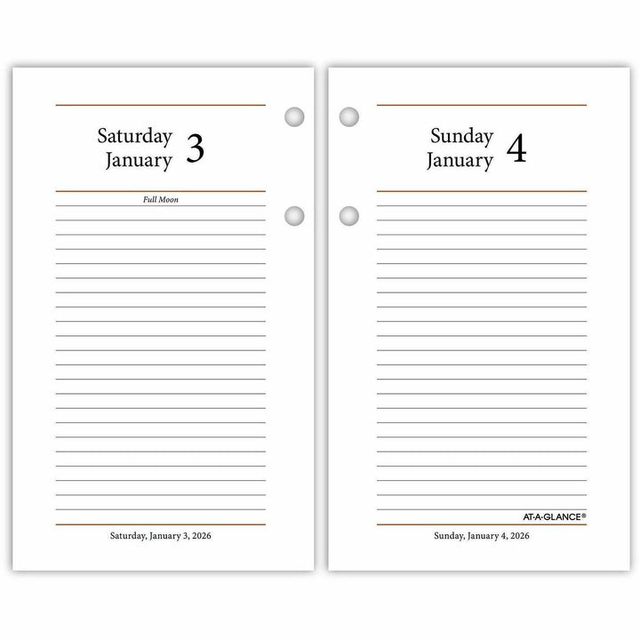 Image of AT-A-GLANCE® Desk Cal Refill, Color Photos, F/17-Style Bases, 3-1/2"x6"