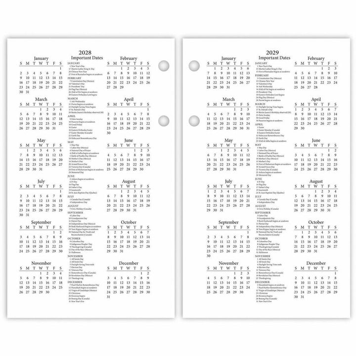 Image of AT-A-GLANCE® Desk Cal Refill, Color Photos, F/17-Style Bases, 3-1/2"x6"