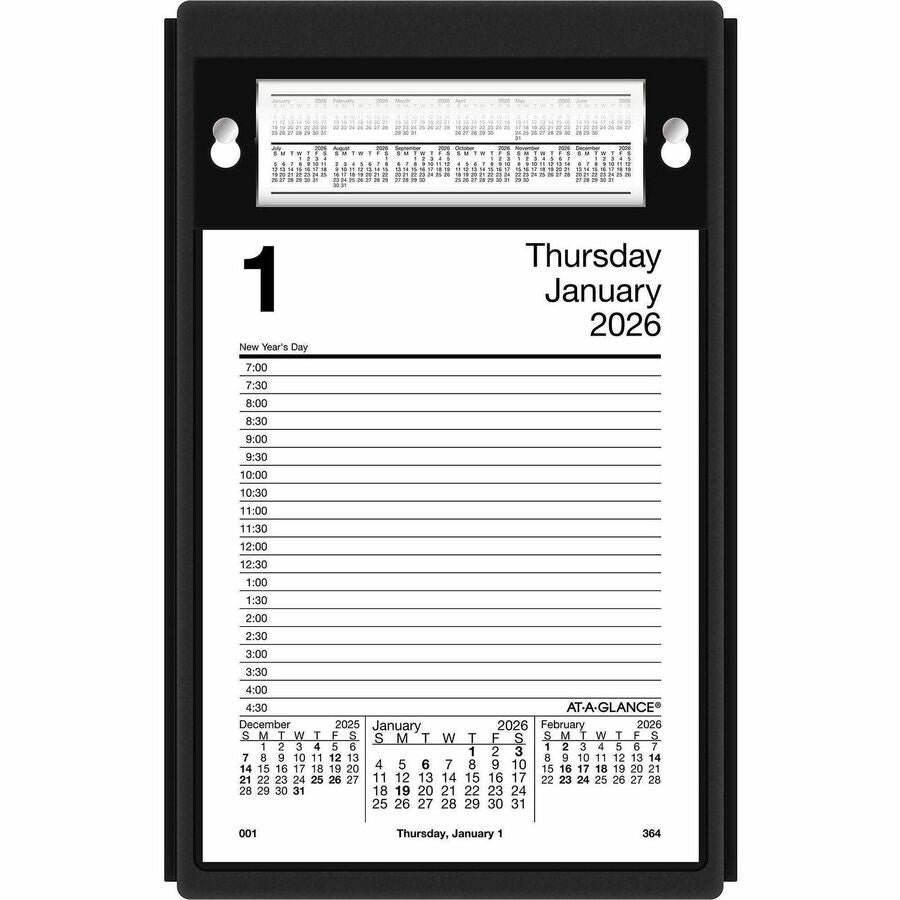 Image of AT-A-GLANCE® Daily Desk Calendar Refill, F/ E58 Base, Jan-Dec, 5"x8"