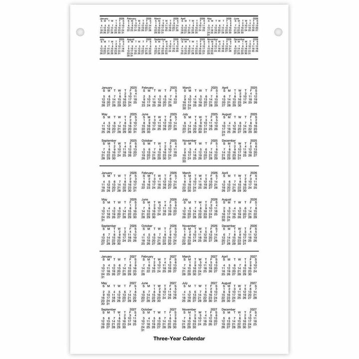 Image of AT-A-GLANCE® Daily Desk Calendar Refill, F/ E58 Base, Jan-Dec, 5"x8"