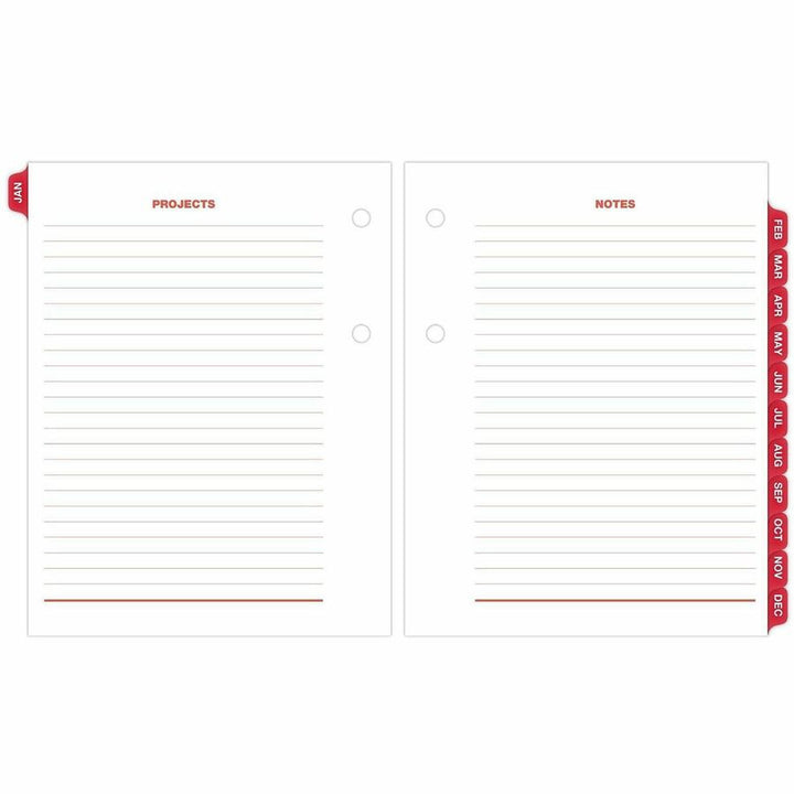Image of AT-A-GLANCE® Compact Desk Calendar Refill, 3 x 3.75, White Sheets, 12-Month (Jan to Dec): 2025