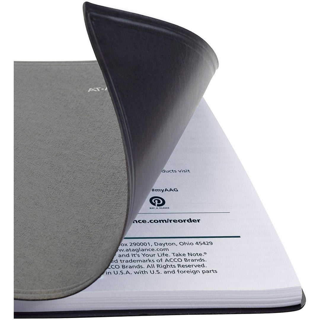 Image of AT-A-GLANCE® DayMinder Weekly Pocket Appointment Book with Telephone/Address Section, 6 x 3.5, Black Cover, 12-Month (Jan to Dec): 2025