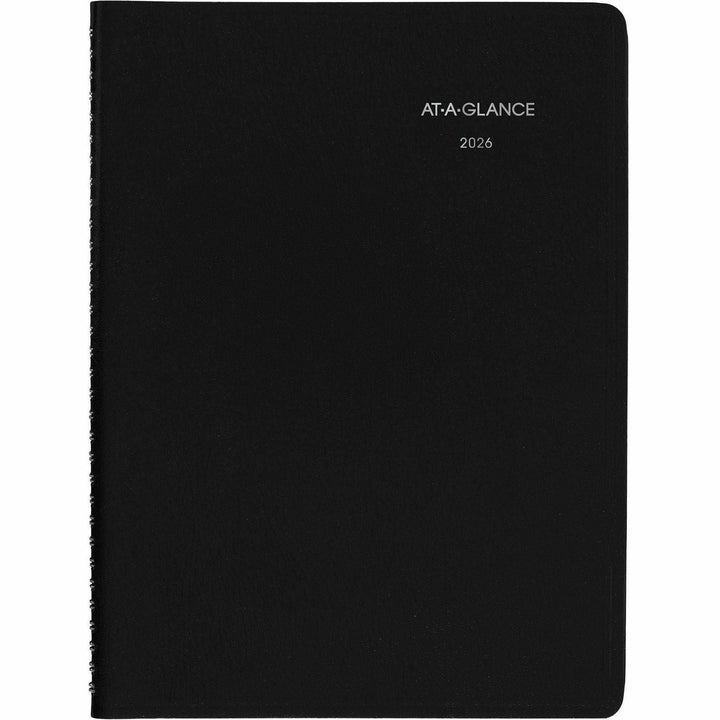 Image of AT-A-GLANCE® DayMinder Weekly Appointment Book, Vertical-Column Format, 11 x 8, Black Cover, 12-Month (Jan to Dec): 2025
