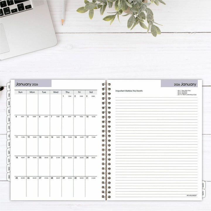 Image of AT-A-GLANCE® DayMinder Executive Weekly/Monthly Refill, 8.75 x 7, White Sheets, 12-Month (Jan to Dec): 2025
