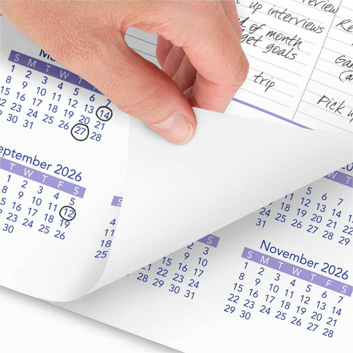 Image of AT-A-GLANCE® Monthly Wall Calendar with Ruled Daily Blocks, 20 x 30, White Sheets, 12-Month (Jan to Dec): 2025