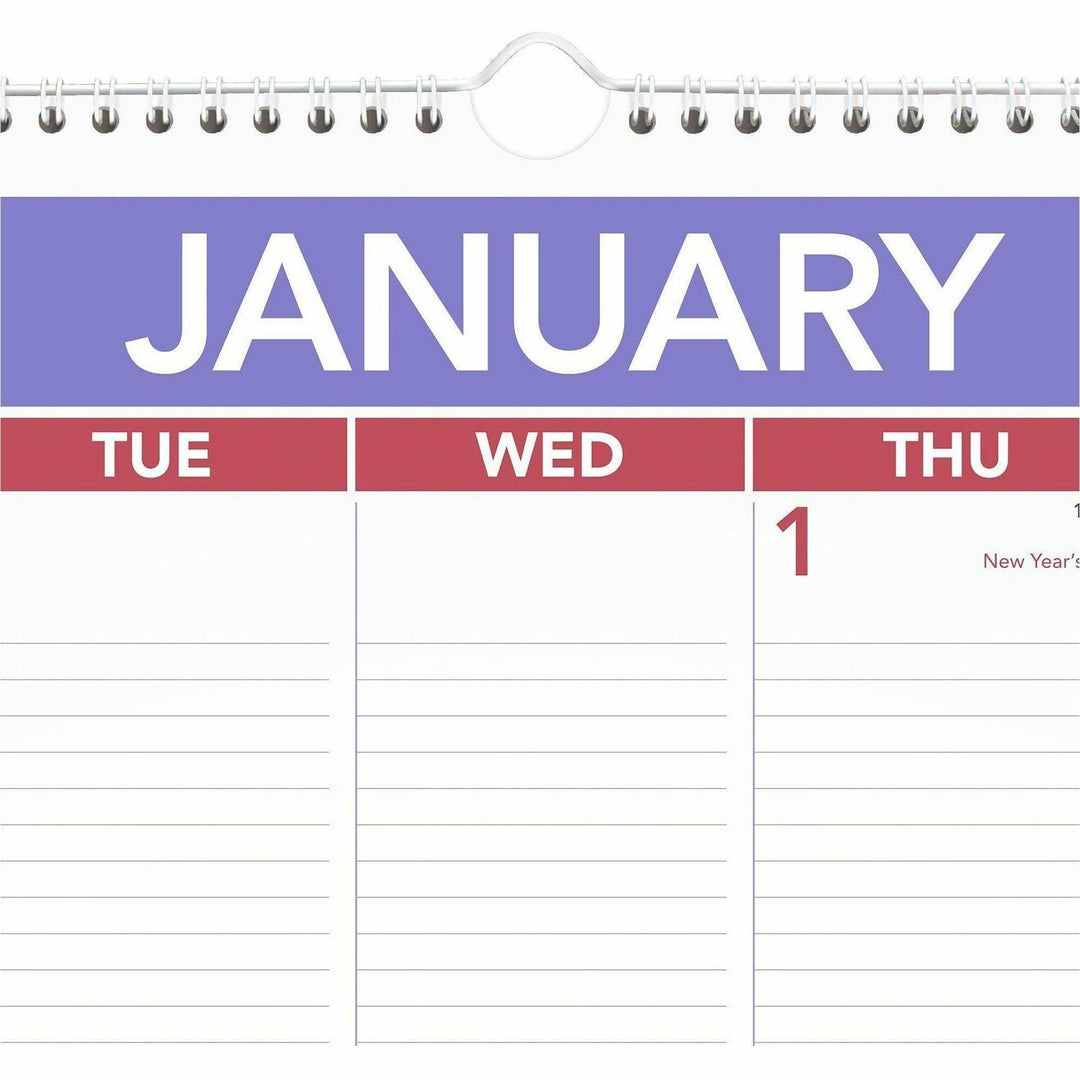 Image of AT-A-GLANCE® Monthly Wall Calendar with Ruled Daily Blocks, 20 x 30, White Sheets, 12-Month (Jan to Dec): 2025