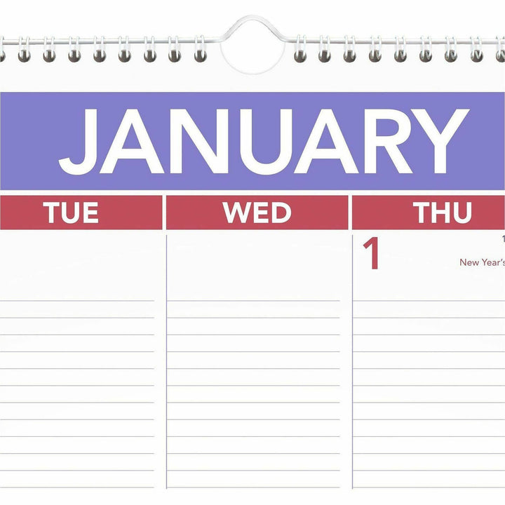 Image of AT-A-GLANCE® Monthly Wall Calendar with Ruled Daily Blocks, 20 x 30, White Sheets, 12-Month (Jan to Dec): 2025