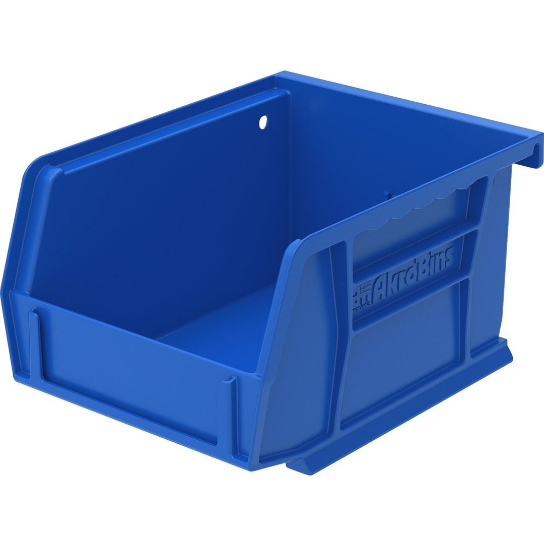 Image of Akro-Mils Bins, Unbreakable/Waterproof, 4-1/8"x5-3/8"x3", Blue