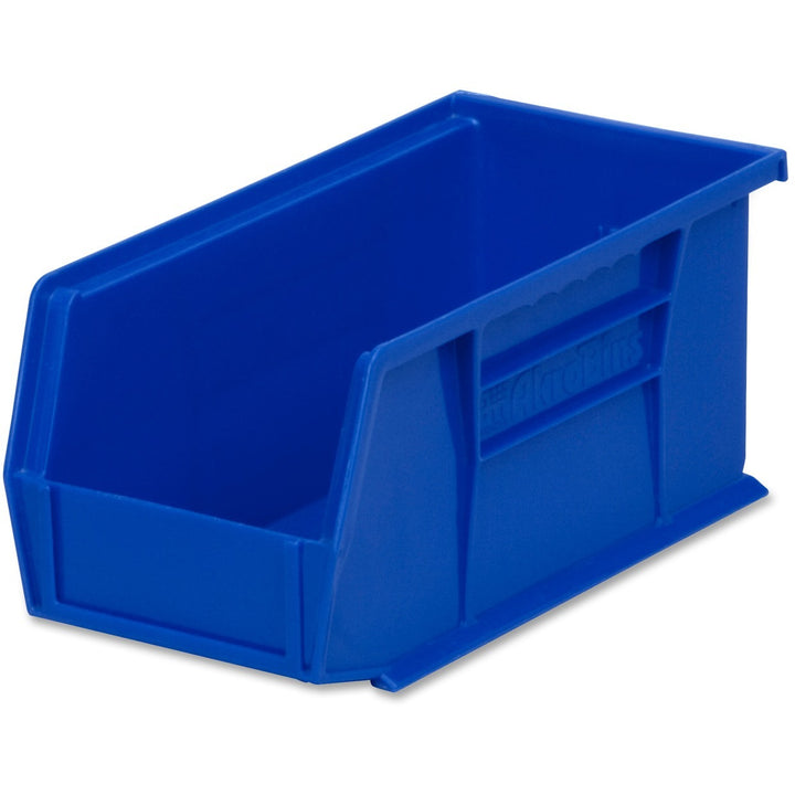 Image of Akro-Mils Bins, Unbreakable/Waterproof, 5-1/2"x10-7/8"x5", Blue