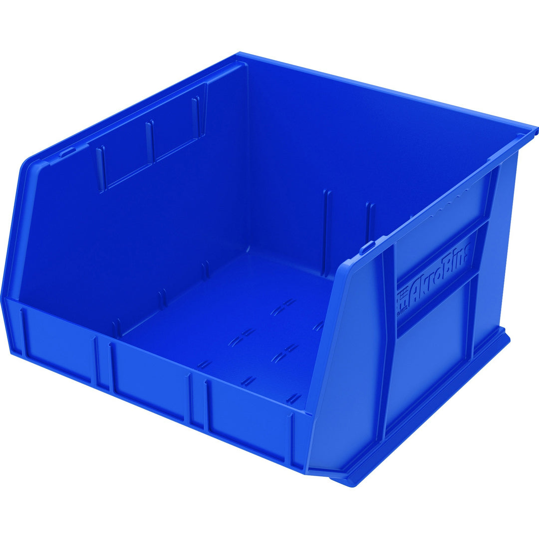 Image of Akro-Mils Bins, Unbreakable/Waterproof, 16-1/2"x18"x11", Blue