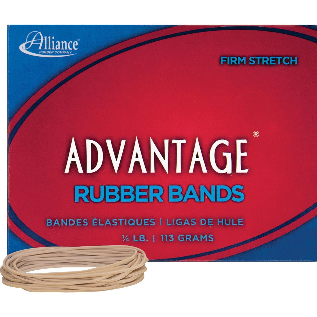 Image of Alliance Rubber Rubber Bands, Size 19, 1/4 lb., 3-1/2"x1/16", Approx. 312/BX
