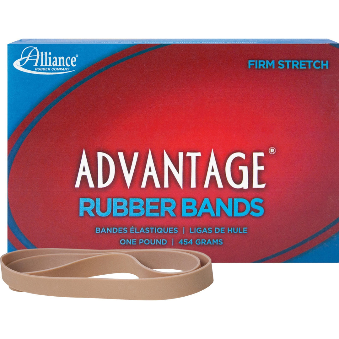 Image of Alliance Rubber Rubber Bands, Size 107, 1 lb., 7"x5/8", Approx. 40/BX