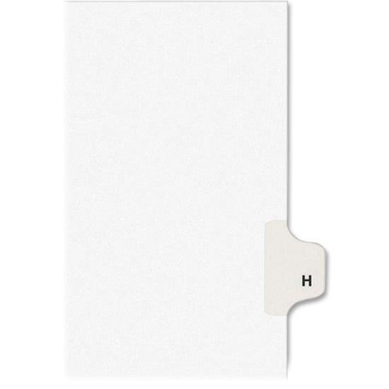 Image of Avery® Legal Dividers w/Letter "H", Side Tab, 8-1/2"x11", 25/PK