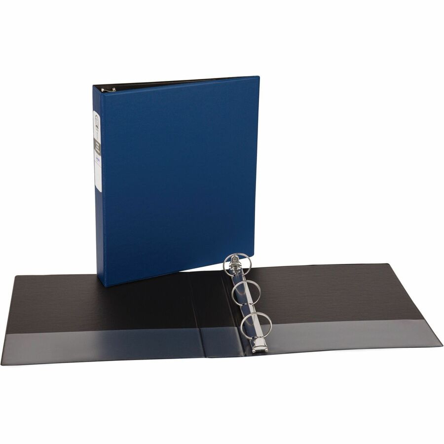 Image of Avery® Economy Non-View Binder With Round Rings, 3 Rings, 1.5" Capacity, 11 X 8.5, Blue, (3400)