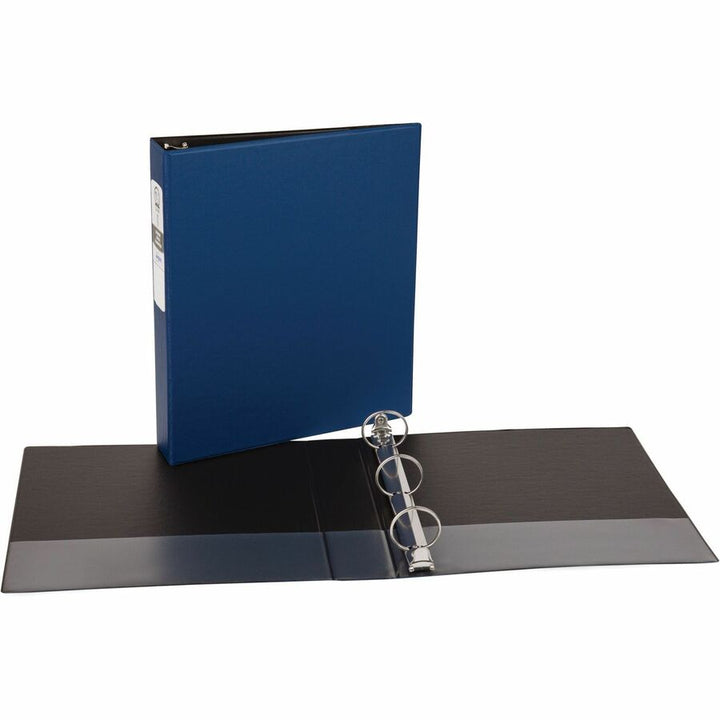 Image of Avery® Economy Non-View Binder With Round Rings, 3 Rings, 1.5" Capacity, 11 X 8.5, Blue, (3400)