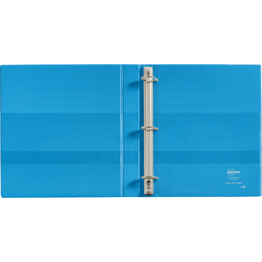 Image of Avery® Heavy-Duty Non Stick View Binder With Durahinge And Slant Rings, 3 Rings, 1" Capacity, 11 X 8.5, Light Blue, (5301)