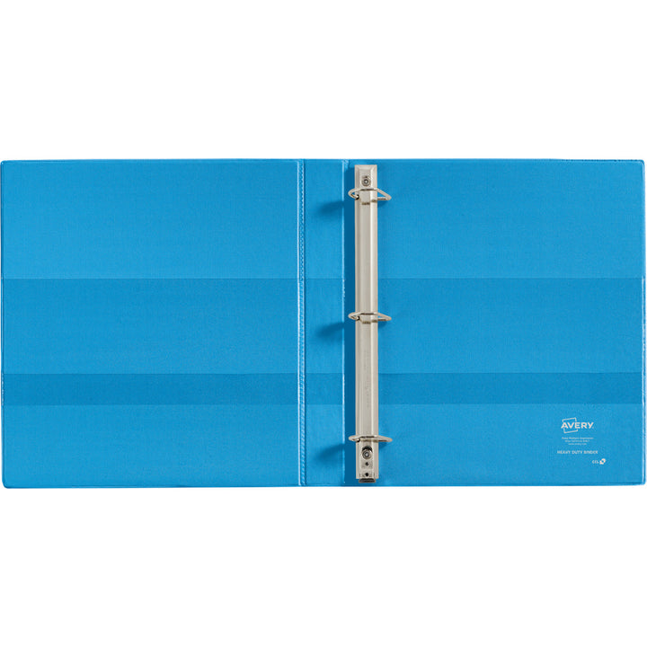 Image of Avery® Heavy-Duty Non Stick View Binder With Durahinge And Slant Rings, 3 Rings, 1" Capacity, 11 X 8.5, Light Blue, (5301)