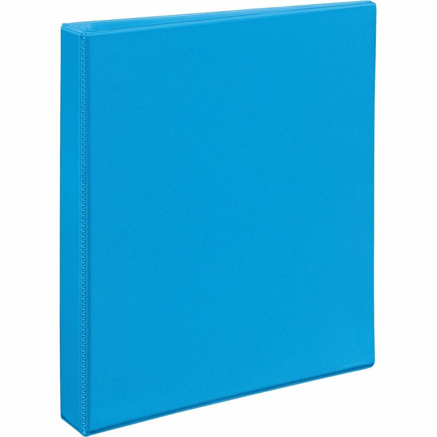 Image of Avery® Heavy-Duty Non Stick View Binder With Durahinge And Slant Rings, 3 Rings, 1" Capacity, 11 X 8.5, Light Blue, (5301)