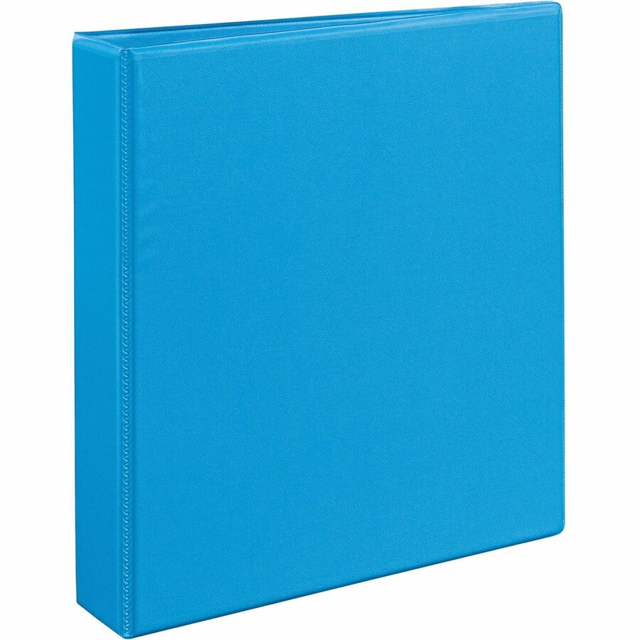 Image of Avery® Heavy-Duty Non Stick View Binder With Durahinge And Slant Rings, 3 Rings, 1.5" Capacity, 11 X 8.5, Light Blue, (5401)