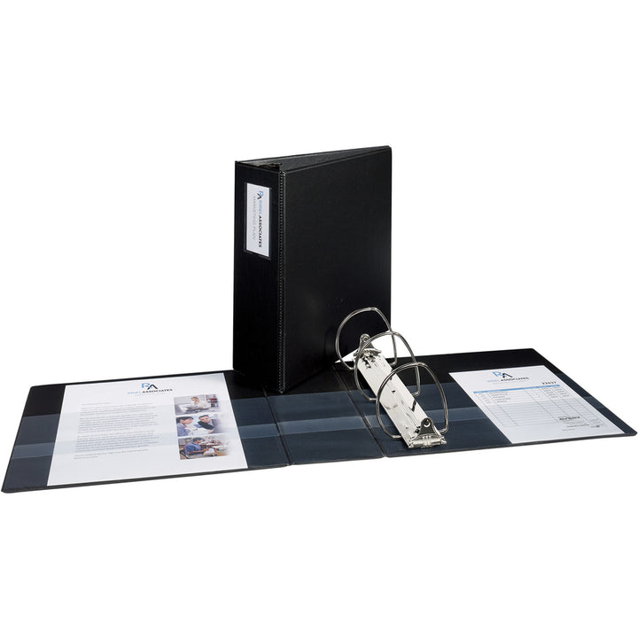 Image of Avery® Durable Non-View Binder With Durahinge And Ezd Rings, 3 Rings, 1" Capacity, 11 X 8.5, Black, (8302)