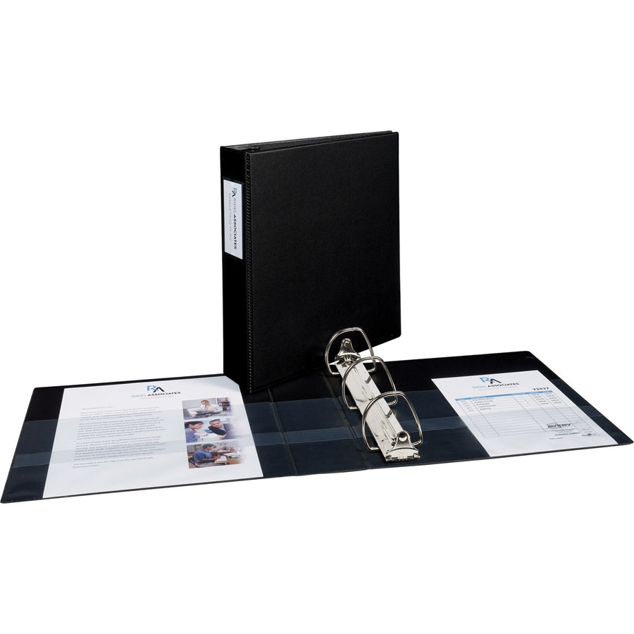 Image of Avery® Durable Non-View Binder With Durahinge And Ezd Rings, 3 Rings, 2" Capacity, 11 X 8.5, Black, (8502)
