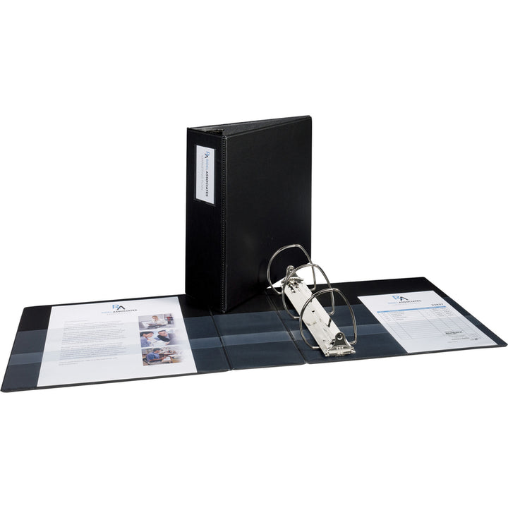 Image of Avery® Durable Non-View Binder With Durahinge And Ezd Rings, 3 Rings, 4" Capacity, 11 X 8.5, Black, (8802)