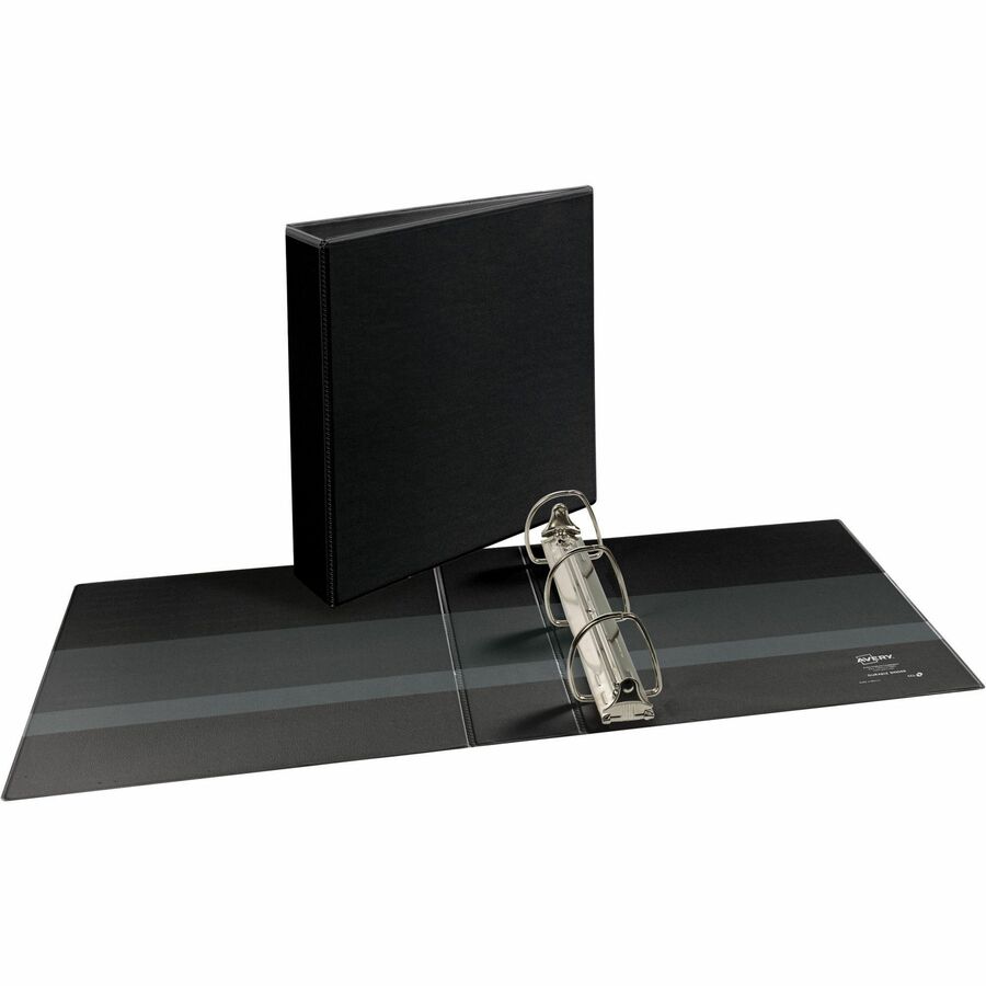 Image of Avery® Durable View Binder With Durahinge And Ezd Rings, 3 Rings, 2" Capacity, 11 X 8.5, Black, (9500)