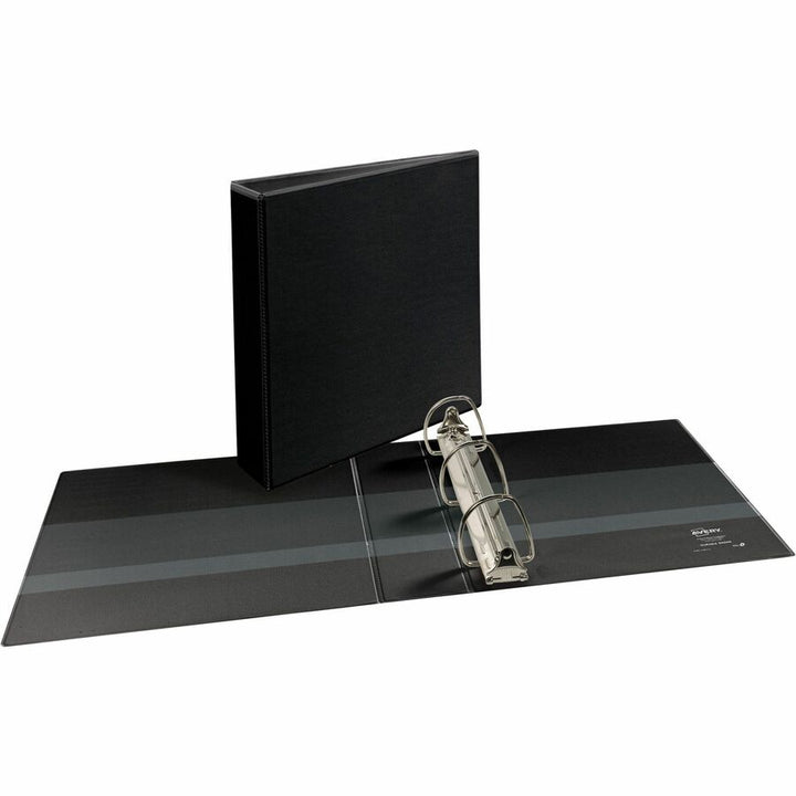 Image of Avery® Durable View Binder With Durahinge And Ezd Rings, 3 Rings, 2" Capacity, 11 X 8.5, Black, (9500)