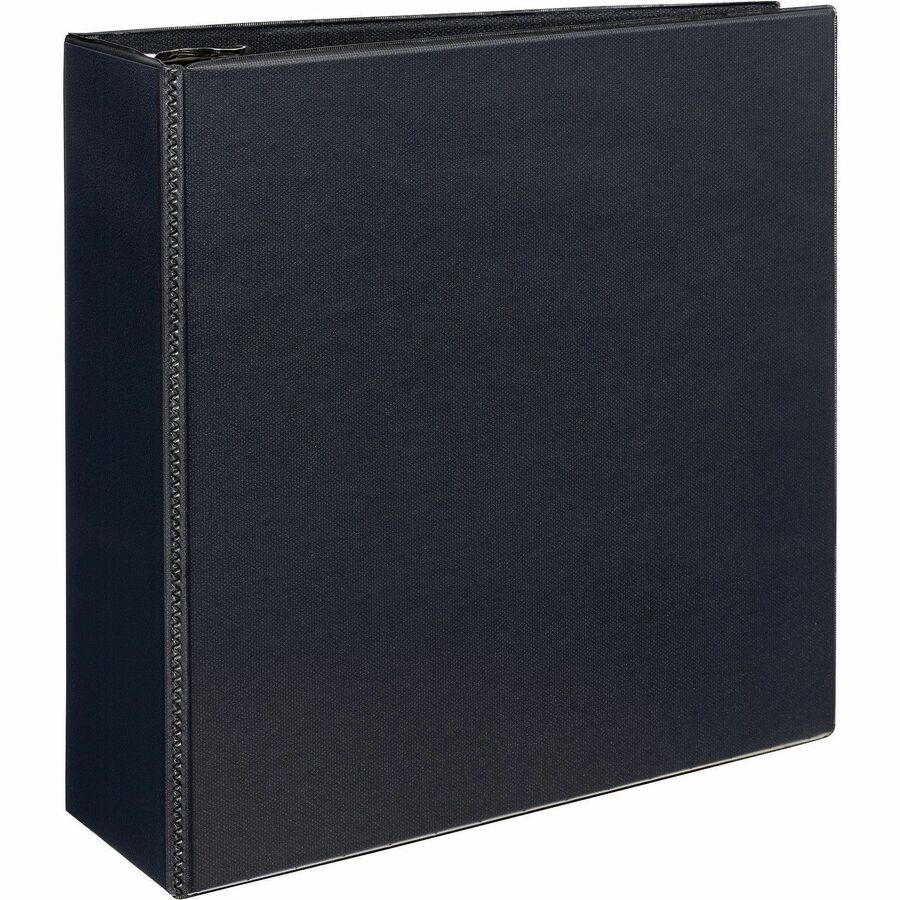 Image of Avery® Durable View Binder With Durahinge And Ezd Rings, 3 Rings, 4" Capacity, 11 X 8.5, Black, (9800)