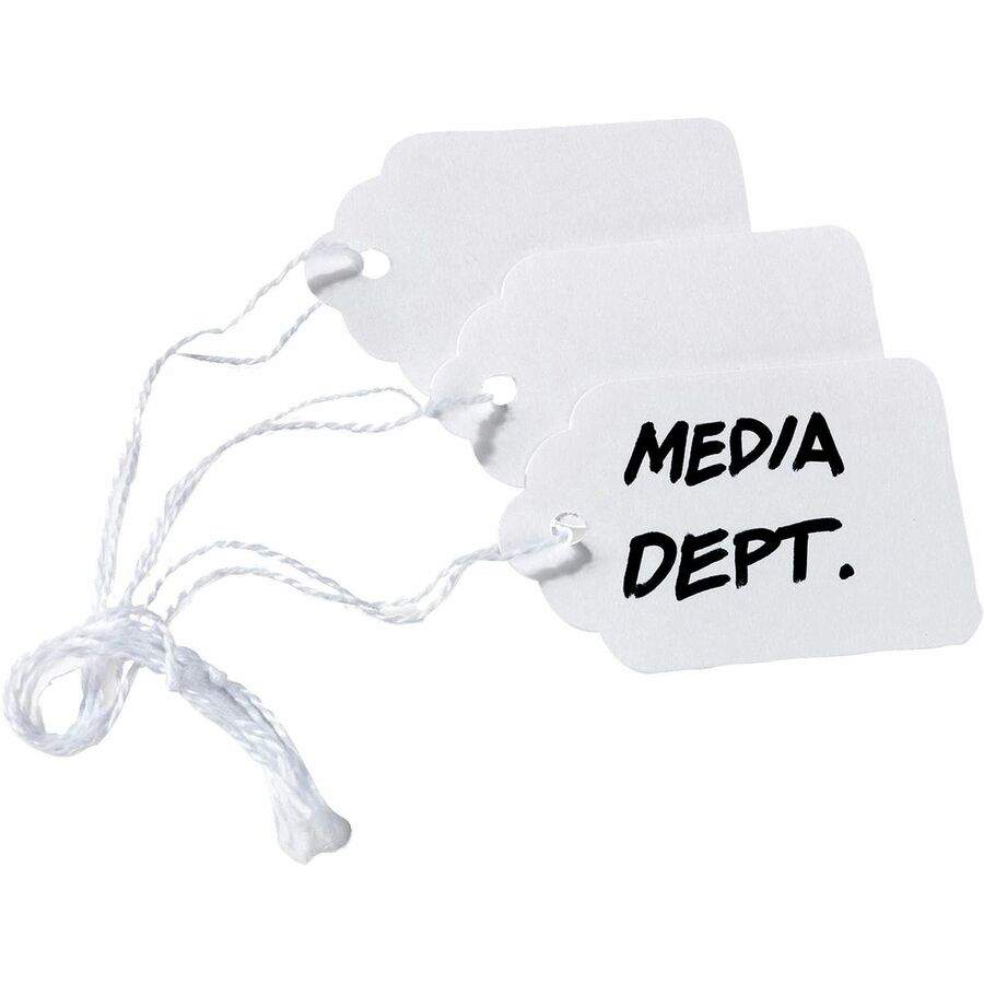 Image of Avery® Marking Tags, Strung, 2-5/32"x1-7/16", 1000/BX, White