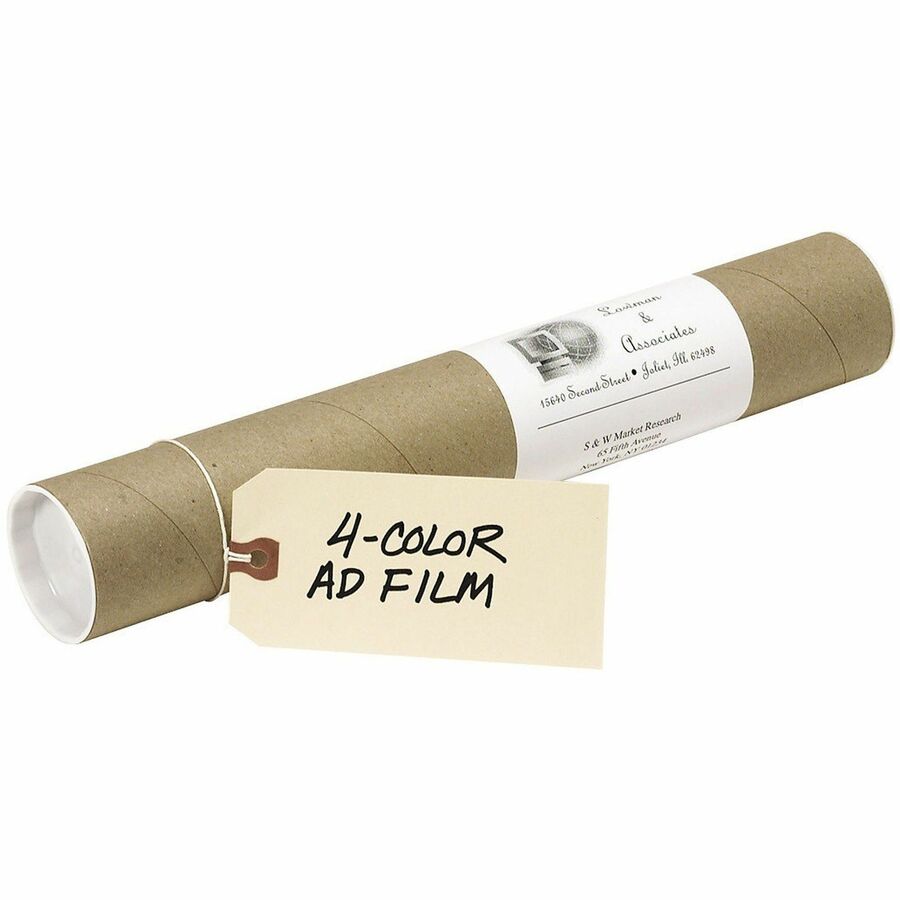 Image of Avery® Unstrung Shipping Tags, 11.5 pt Stock, 4.75 x 2.38, Manila, 1,000/Box