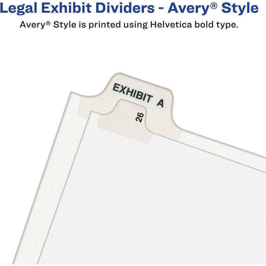 Image of Avery® 12390 Individual Bottom Tab Legal Dividers