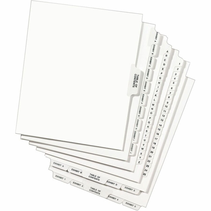 Image of Avery® 12390 Individual Bottom Tab Legal Dividers