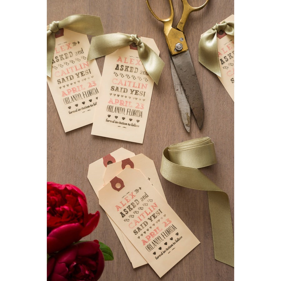 Image of Avery® Double Wired Shipping Tags, 11.5 pt Stock, 3.75 x 1.88, Manila, 1,000/Box