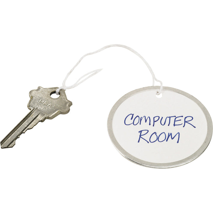 Image of Avery® Heavyweight Stock Metal Rim Tags, 1.25" dia, White, 500/Box